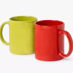 taza cerámica de colores personalizadas